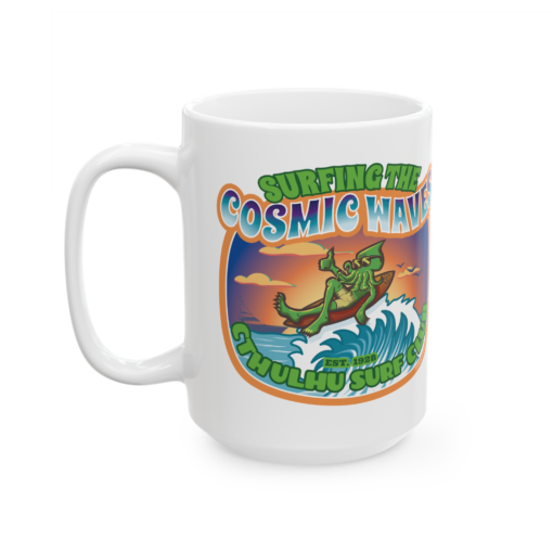 Mug (11oz, 15oz) - Surfing the cosmic waves - Image 3