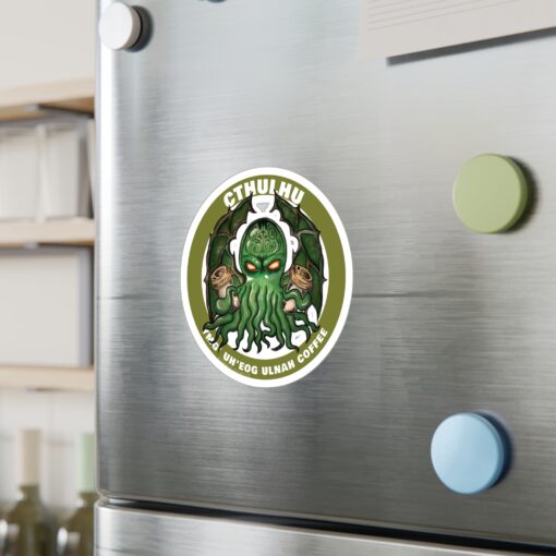 Vinyl Decals Sticker - Cthulhu Demands Coffee! Note: (3, 4, 6 AND 8 INCHES) - Image 3