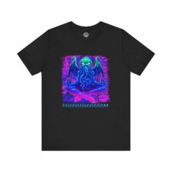 Meditating Cthulhu Unisex Tee - Lovecraftian Doom Meditation Shirt