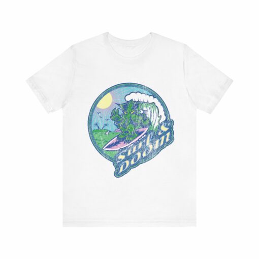 Vintage look Cthulhu Surf and Doom T-Shirt - Image 3