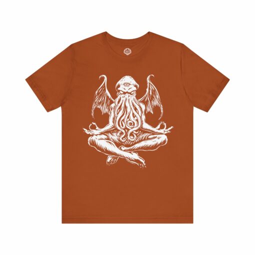 Meditating Cthulhu T-Shirt – Funny Lovecraft Horror Tee  | Eldritch Yoga Shirt for Horror & RPG Fans - Image 5