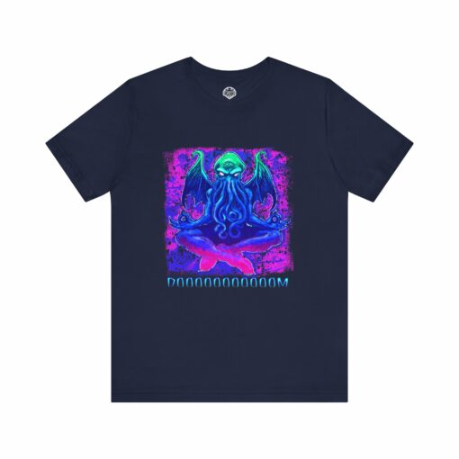 Meditating Cthulhu Unisex Tee - Lovecraftian Doom Meditation Shirt - Image 10