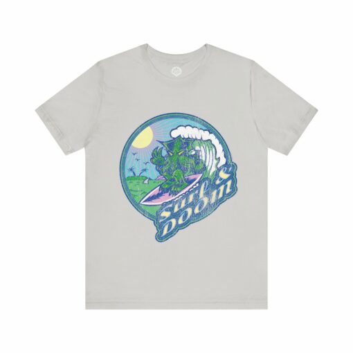 Vintage look Cthulhu Surf and Doom T-Shirt