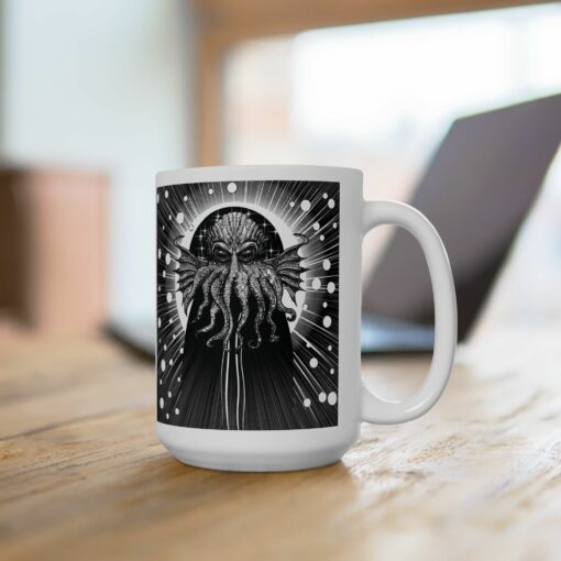 Mug - Cthulhu Cosmic Portal Mug – Eldritch Horror Coffee Cup for Lovecraft Fans 11oz/15oz - Image 10