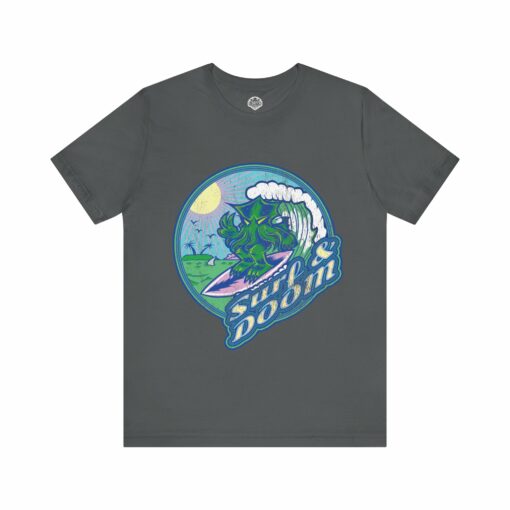 Vintage look Cthulhu Surf and Doom T-Shirt - Image 8