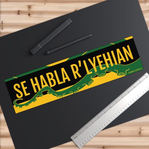 Bumper Stickers - Se habla R'Lyehian Cthulhu Language with Green Tentacles - Image 6