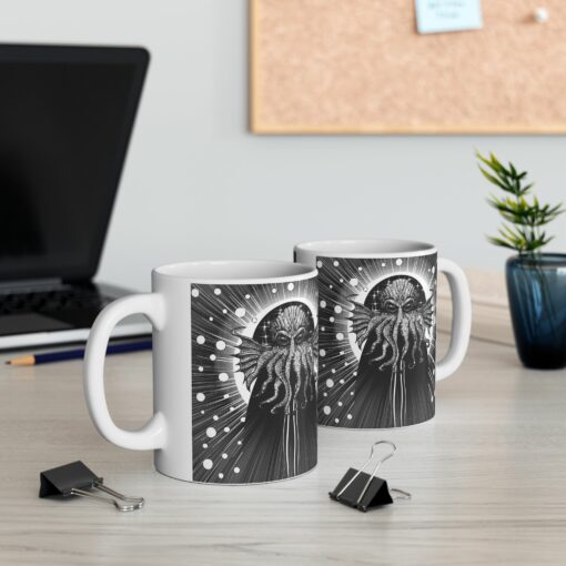 Mug - Cthulhu Cosmic Portal Mug – Eldritch Horror Coffee Cup for Lovecraft Fans 11oz/15oz - Image 5