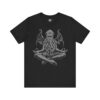 Cthulhu Meditation Shirt – Line Art Lovecraft Tee - Image 3
