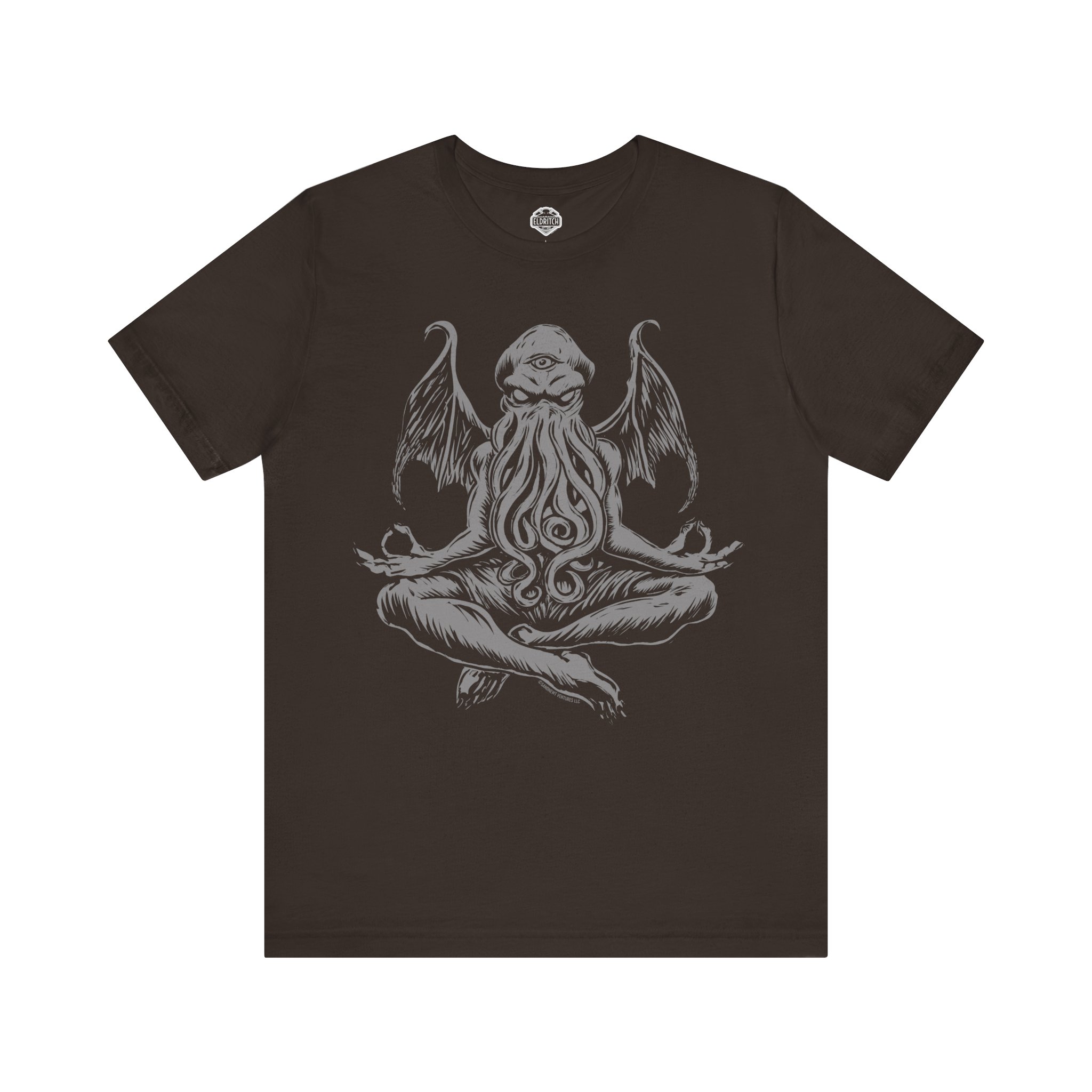 Cthulhu Meditation Shirt – Line Art Lovecraft Tee