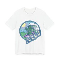 Alternative view of Vintage look Cthulhu Surf and Doom T-Shirt